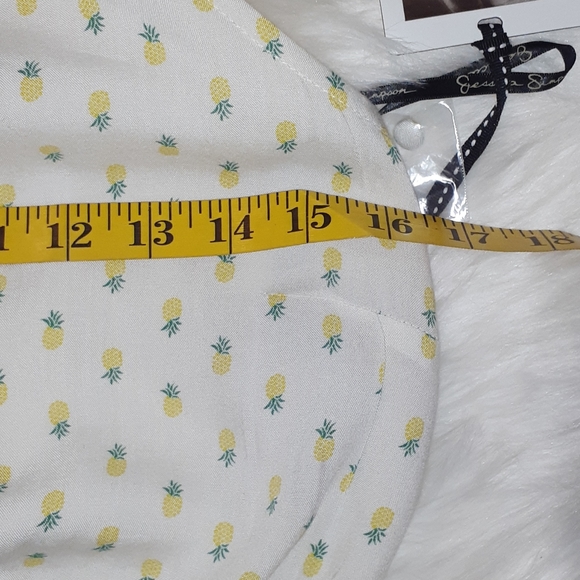 NWT Jessica Simpson White Sz Small Floral Halter Dress - Picture 9 of 15